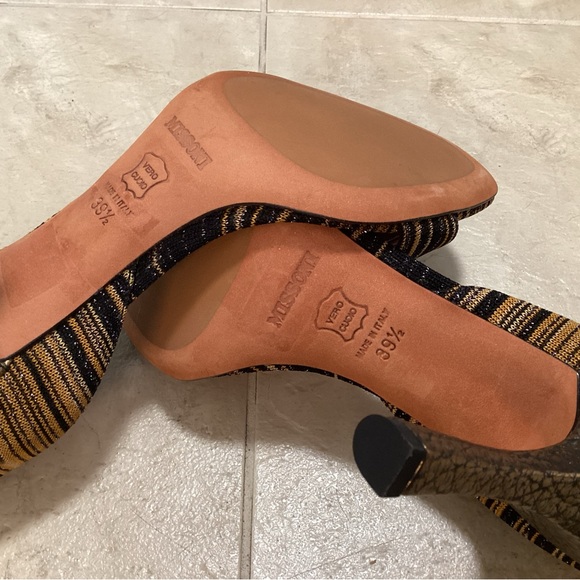 Missoni Tess.Riga Lurex 4.5 inch Pumps, Size 9 - Picture 9 of 11
